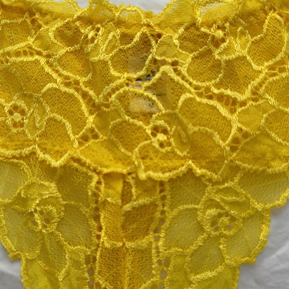 Victoria’s Secret thong bundle. Size M.  One yellow Very Sexy and one pink mesh. - Picture 6 of 11